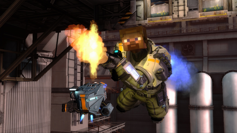 Illustration for article titled The Closest Thing We'll Get To A Minecraft Creeper Space Marine